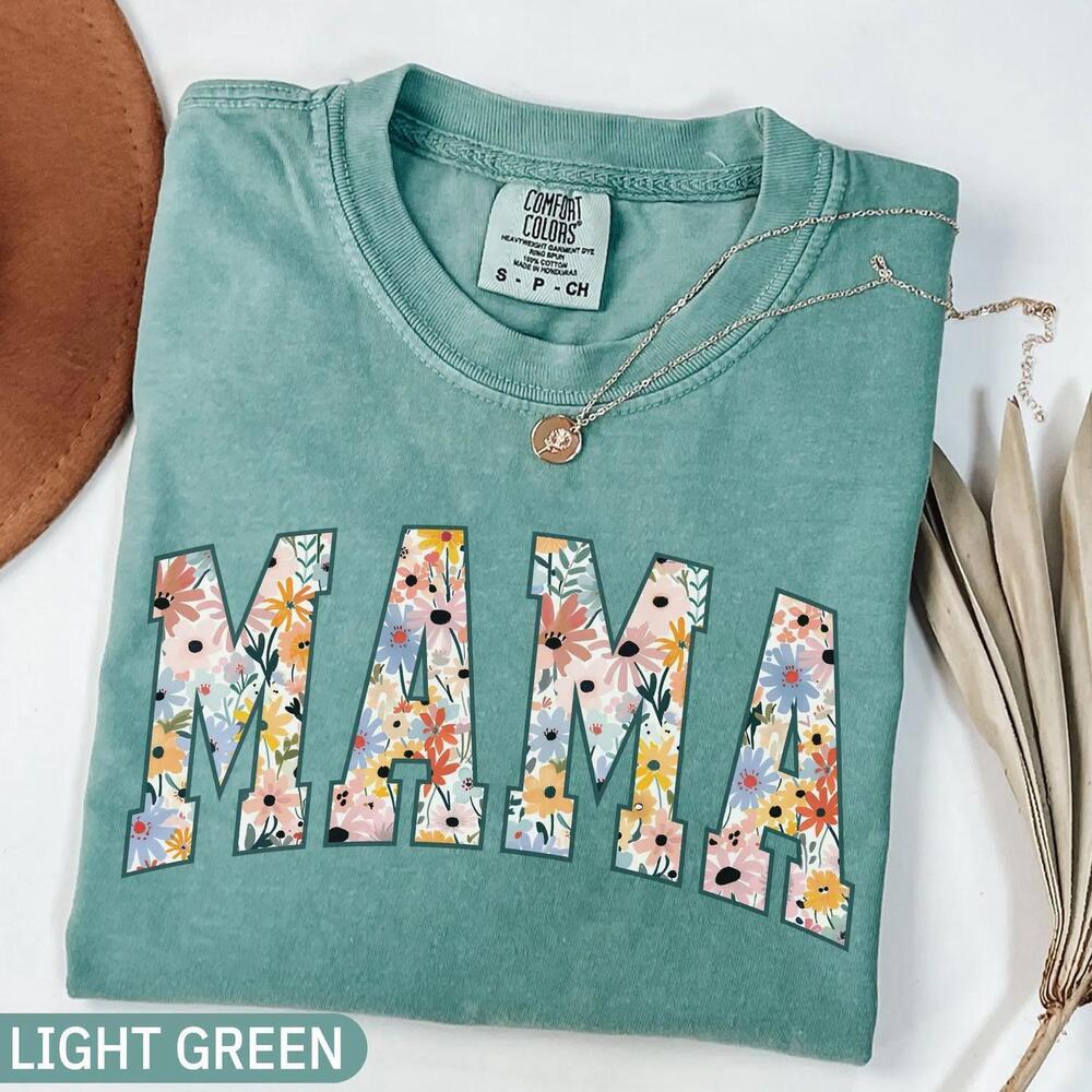 Mama Shirt, Floral Mama Shirt, Cute Mama Shirt, Mom Tshirt